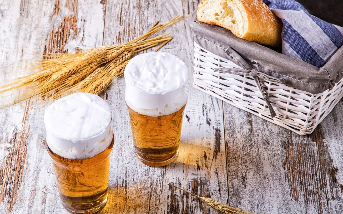 Beer made of bread leftover