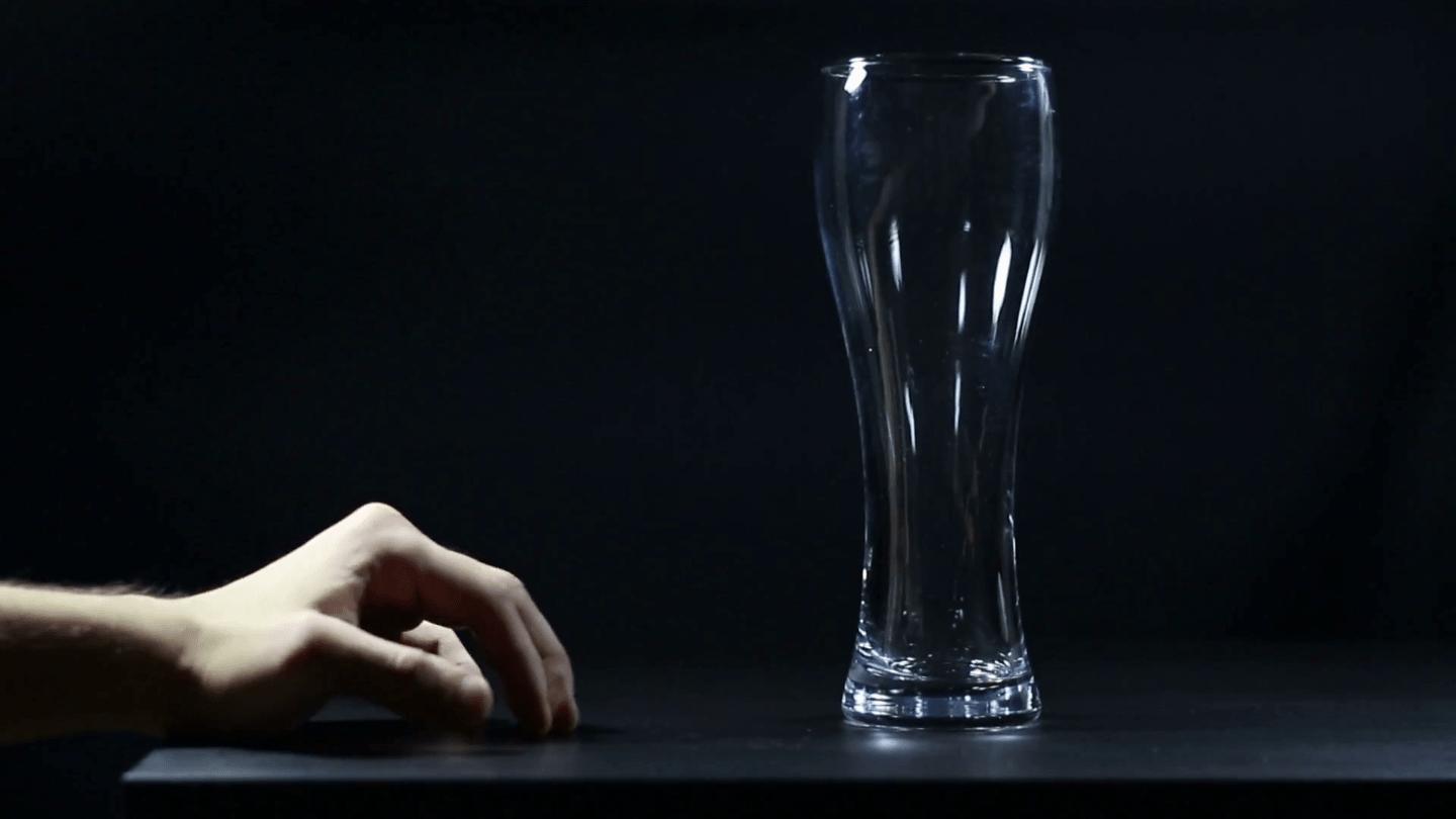 Beer empty glass