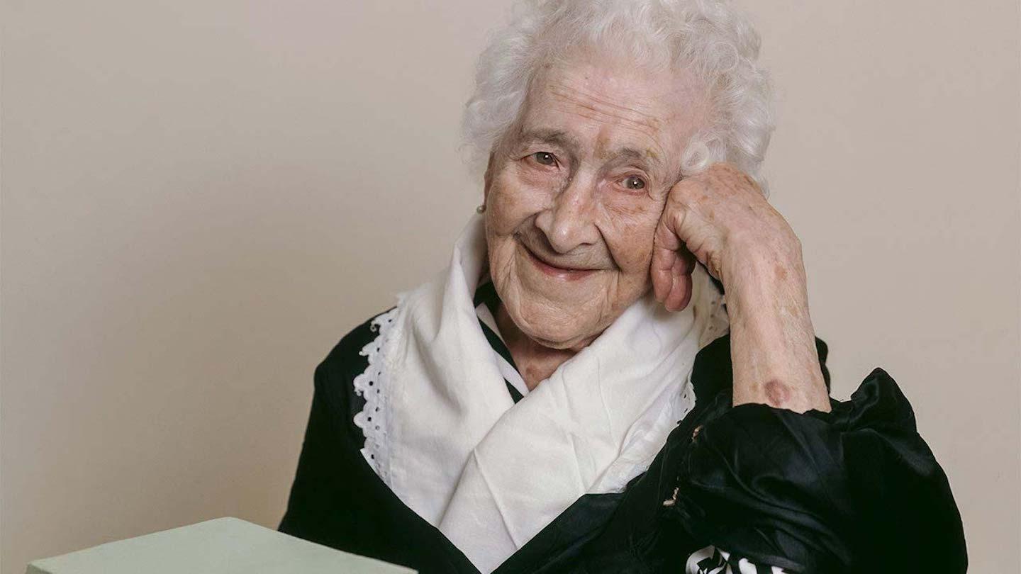 Retrato Jeanne Louise Calment