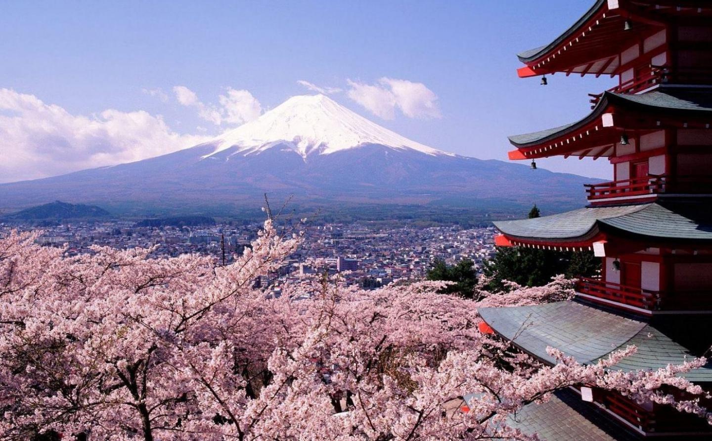 Templo Tokio Monte Fuji