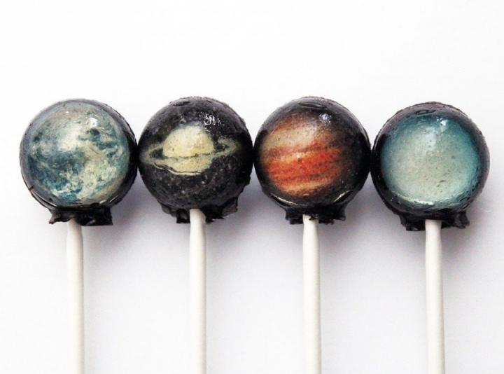 Chupa Chups con motivos espaciales