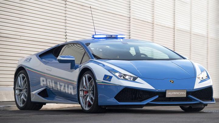 Lamborghini Huracán policía italiana